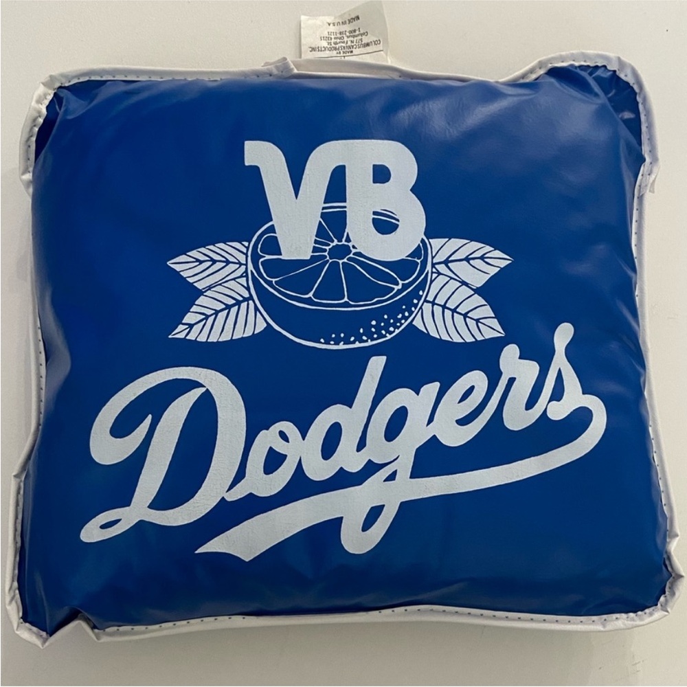 Dodgers baseball seat cushion vintage Dodgertown spring break Vero Beach